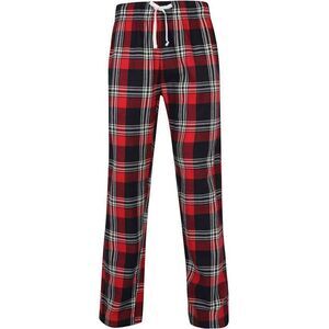 SF Mens Tartan Lounge Pants / Red/Navy